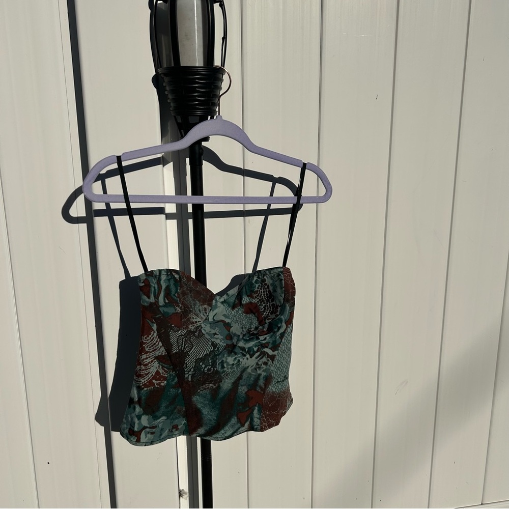 Cute strapless Corset top